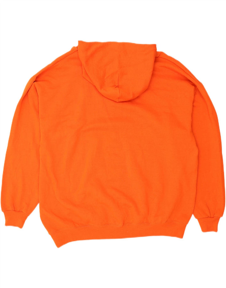 Lee Mens Graphic Hoodie Jumper XL Orange Cotton