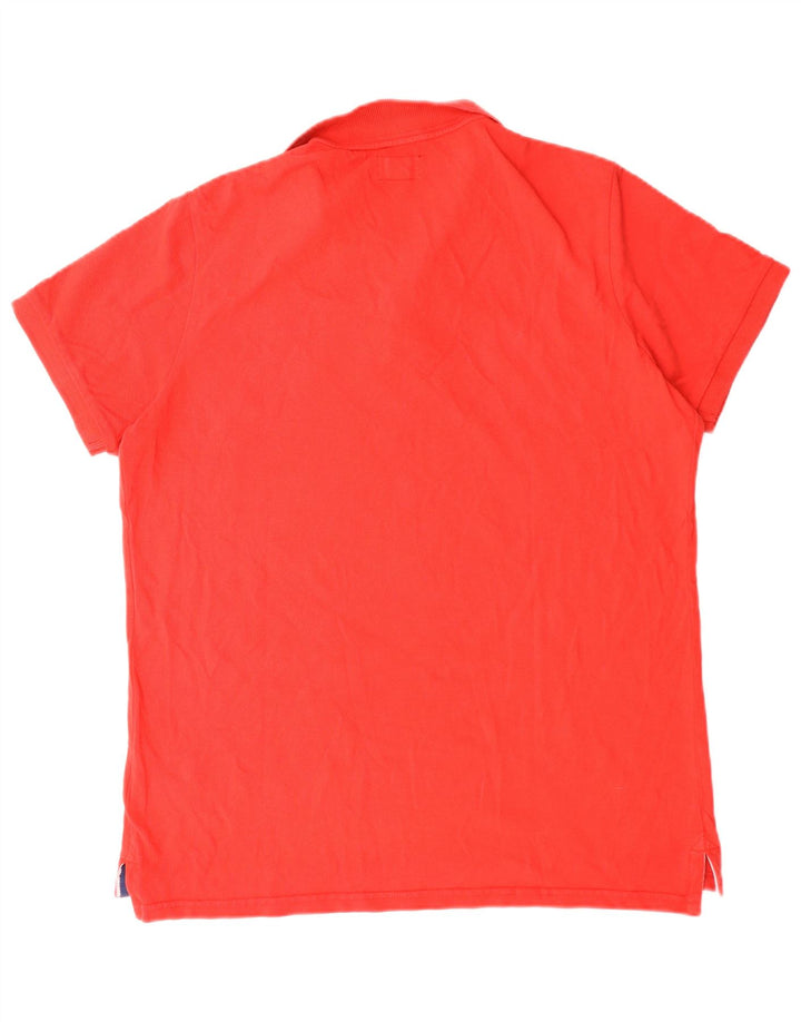 Superdry Mens Polo Shirt 2XL Red Cotton
