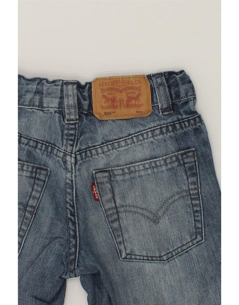 LEVI'S Boys 505 Denim Shorts 4-5 Years W20  Blue Cotton | Vintage Levi's | Thrift | Second-Hand Levi's | Used Clothing | Messina Hembry 