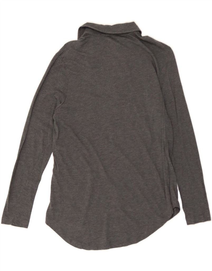 MASSIMO DUTTI Womens Shirt UK 10 Small Grey Cotton Vintage Massimo Dutti and Second-Hand Massimo Dutti from Messina Hembry 