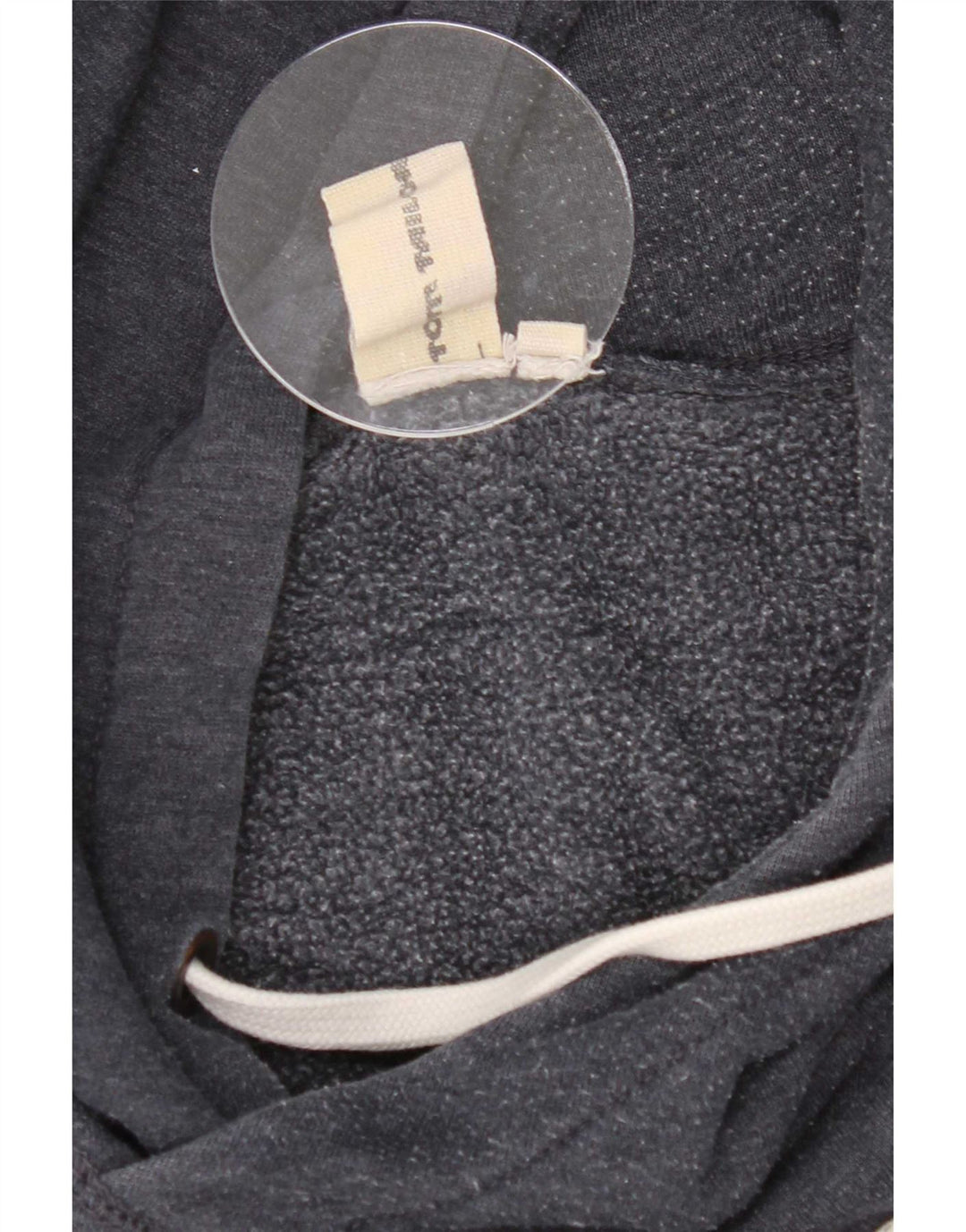 Tom Tailor Mens Graphic Hoodie Jumper 2XL Navy Blue Cotton