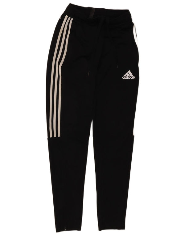 Adidas Mens Aeroready Tracksuit Trousers XS Black Polyester