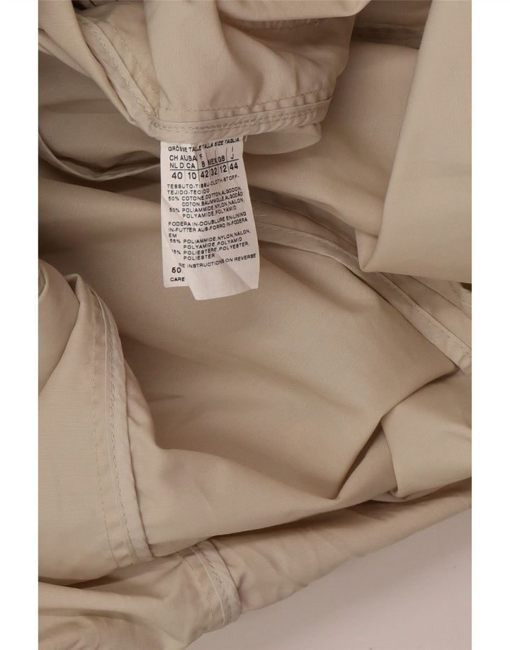 MAX MARA Womens Weekend Trench Coat UK 12 Medium Beige Cotton Classic