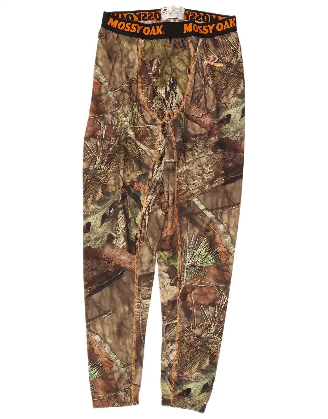 Mossy Oak Mens Graphic Leggings Medium  Khaki Camouflage Polyester