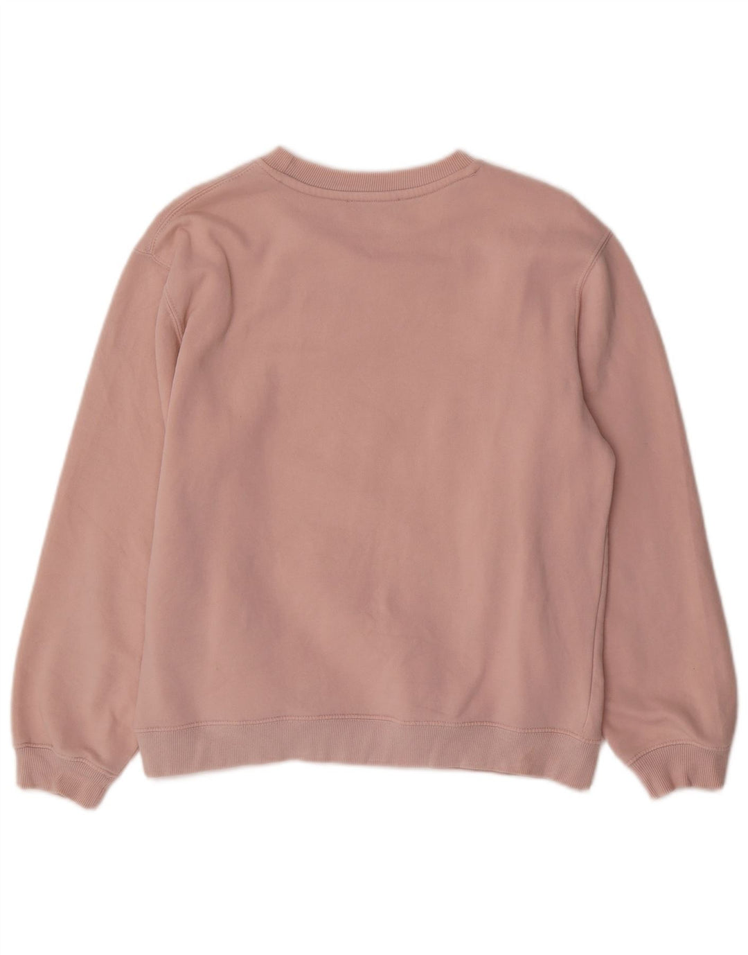 ZARA Womens Sweatshirt Jumper UK 14 Medium Pink Cotton