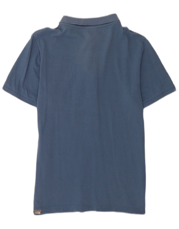 The North Face Mens Polo Shirt Small Blue Cotton