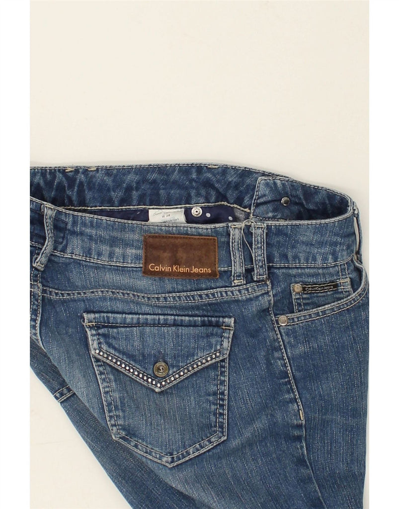 CALVIN KLEIN Womens Slim Jeans W28 L29  Blue Cotton Vintage Calvin Klein and Second-Hand Calvin Klein from Messina Hembry 