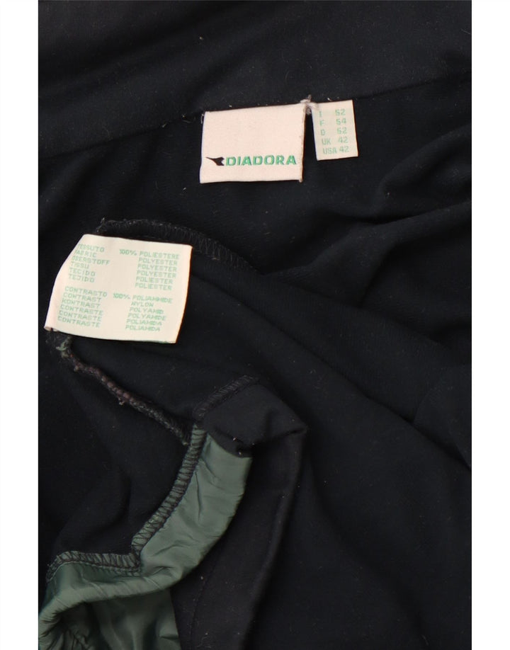 DIADORA Mens Tracksuit Top Jacket UK 42 Large Multicoloured Colourblock