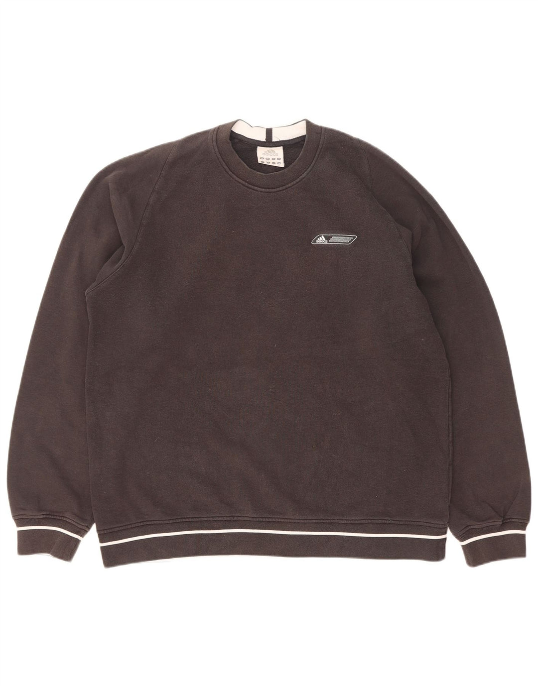 Adidas Mens Sweatshirt Jumper Medium Black Cotton