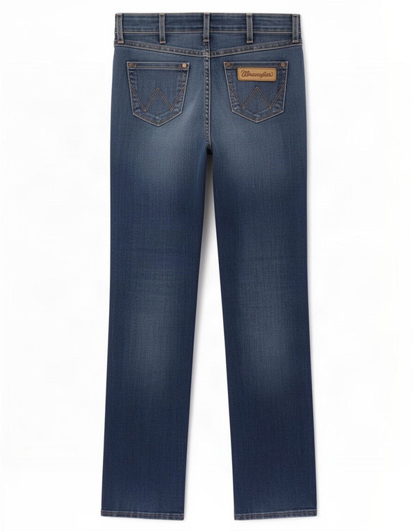Wrangler Womens Lia Slim Jeans W26 L32 Blue Cotton