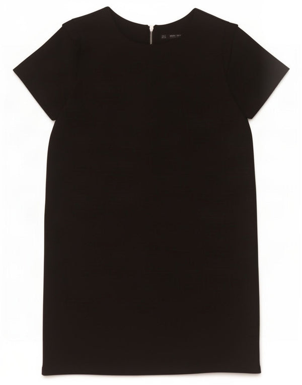Zara Womens Shift Dress UK 10 Small Black Polyester