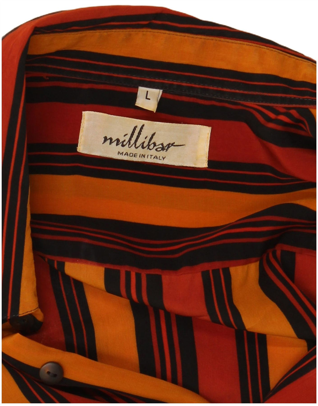 MILLIBAR Mens Shirt Large Multicoloured Striped