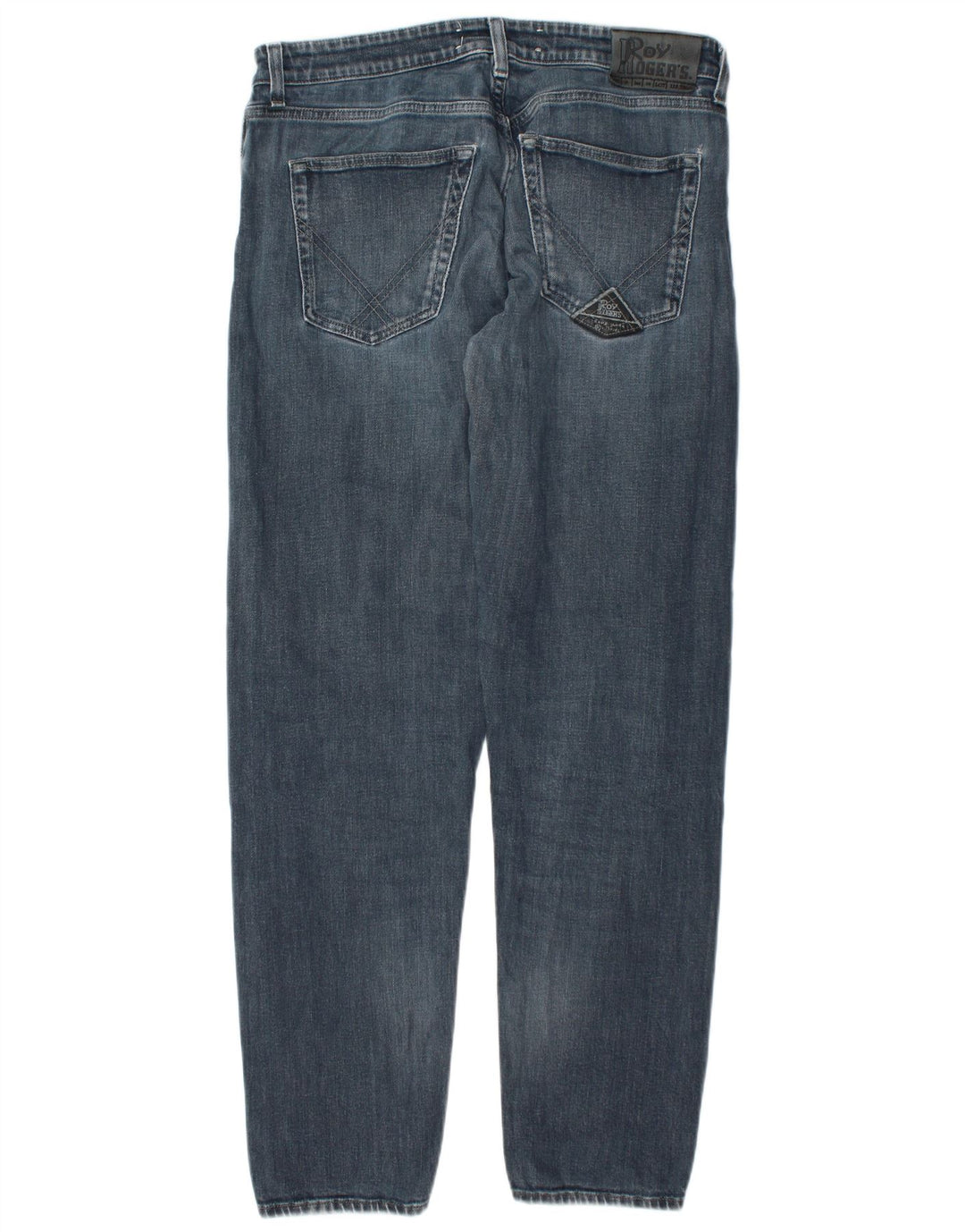 Roy Rogers Mens Straight Jeans W33 L31 Blue Cotton