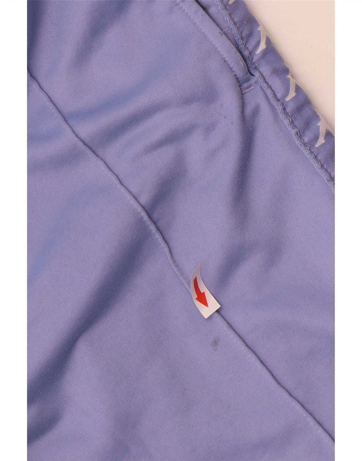 Kappa Womens Graphic Tracksuit Trousers UK 10 Small Purple Polyester