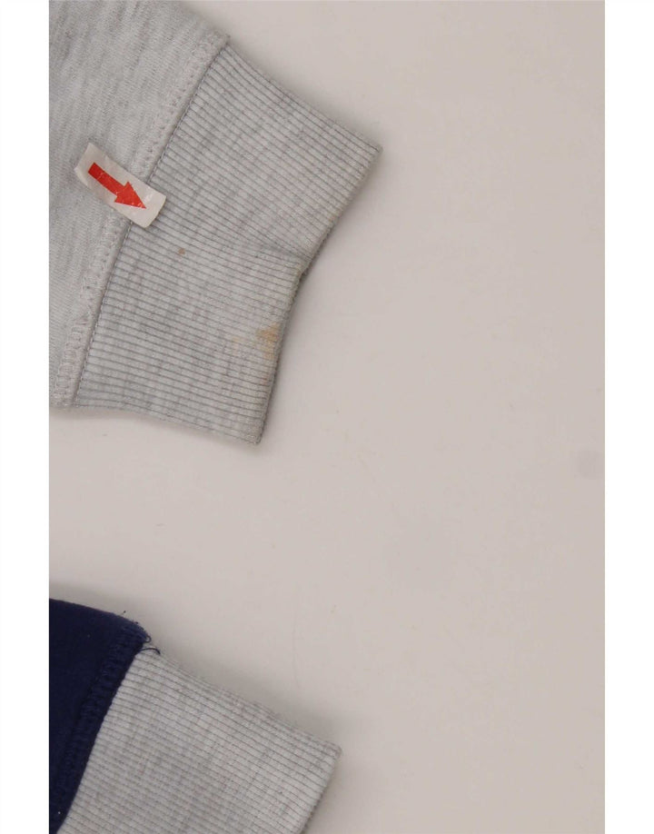 Superdry Womens Sweatshirt Jumper UK 12 Medium Navy Blue Colourblock