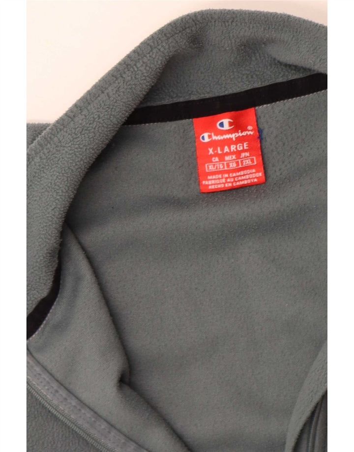 Champion Womens Fleece Jacket UK 18 XL Grey Polyester