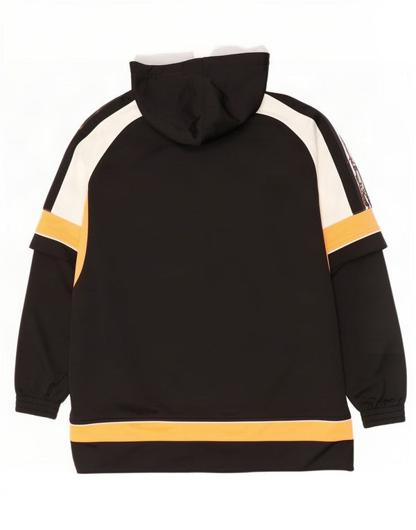 Diadora Mens Graphic Tracksuit Top Jacket UK 42 Large Black Colourblock