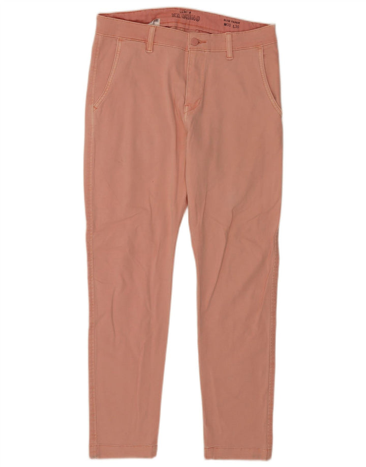 Levi's Mens Slim Tapered Jeans W30 L30 Pink Cotton