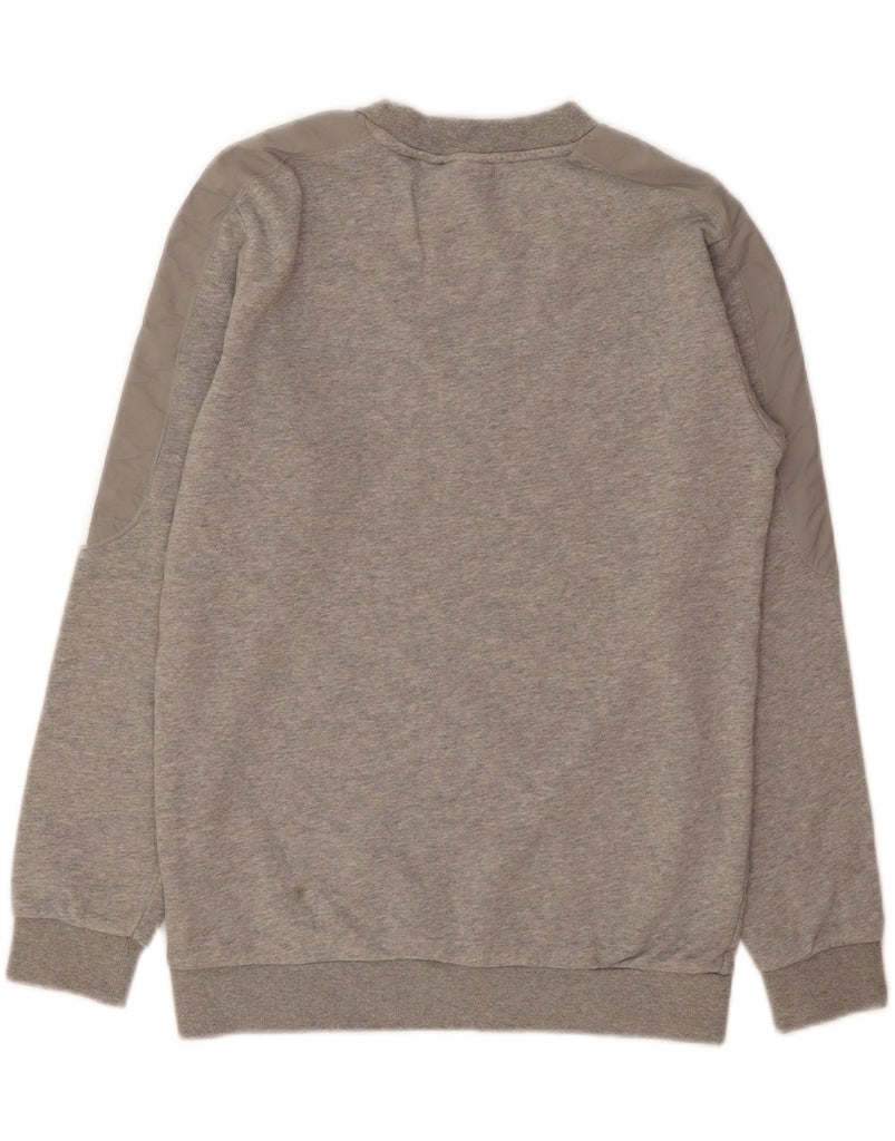 ADIDAS Mens Sweatshirt Jumper Small Grey Cotton Vintage Adidas and Second-Hand Adidas from Messina Hembry 