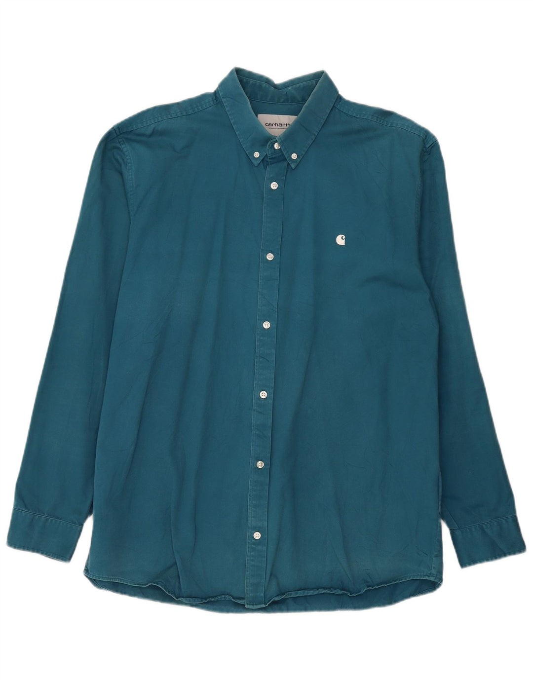 Carhartt Mens Shirt 2XL Blue Cotton