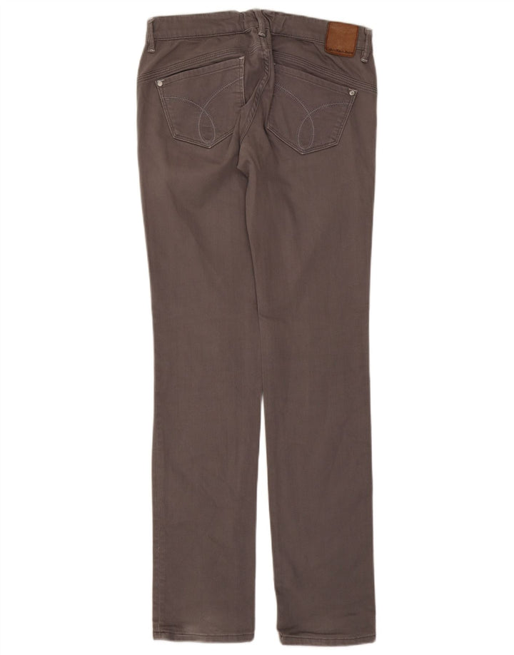 Calvin Klein Womens Slim Jeans W28 L34 Grey Cotton
