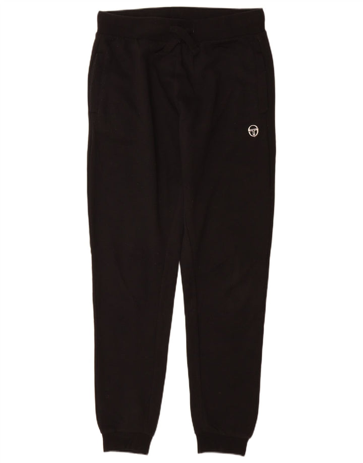 Sergio Tacchini Mens Tracksuit Trousers Joggers Medium  Black Cotton