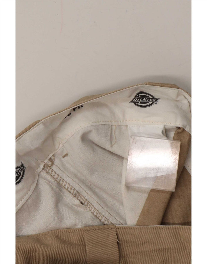 Dickies Mens Straight Cargo Trousers W44 L32 Beige Polyester