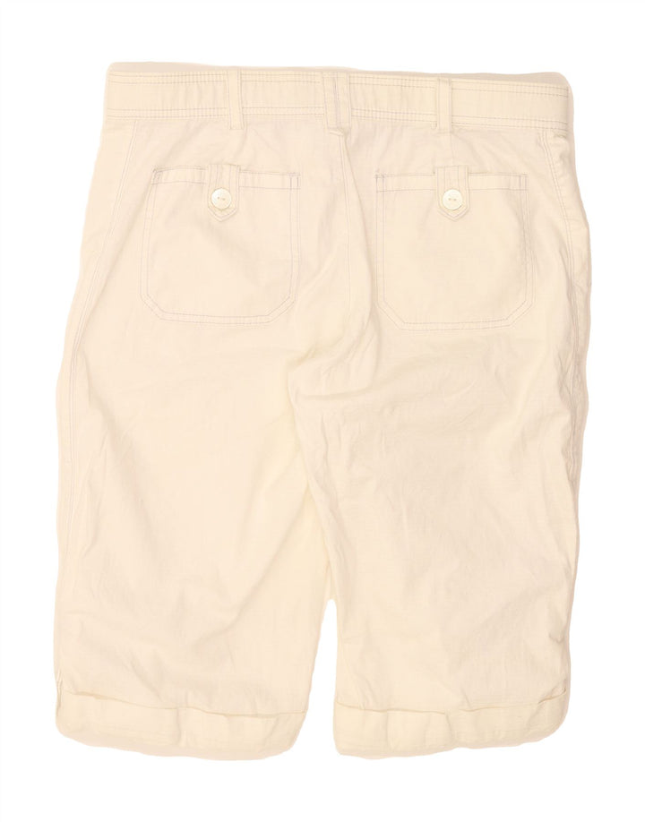 LEE Womens Casual Shorts US 14 XL W34  White Cotton Vintage Lee and Second-Hand Lee from Messina Hembry 