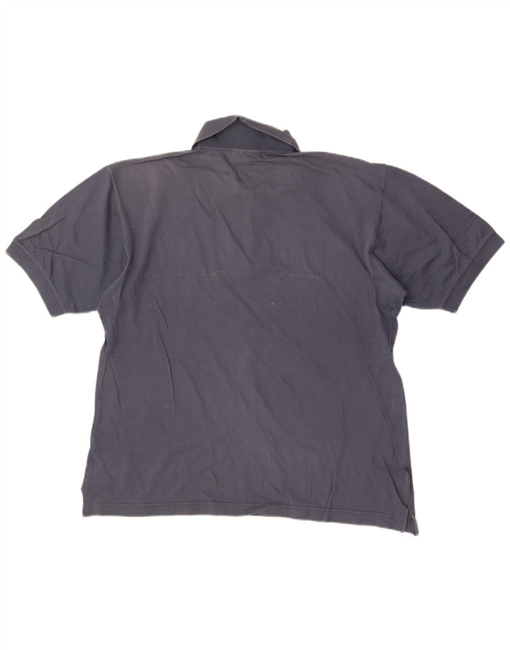 Sergio Tacchini Mens Polo Shirt Large Navy Blue