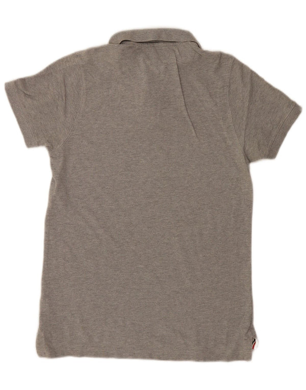 Tommy Hilfiger Mens Polo Shirt Medium Grey Cotton