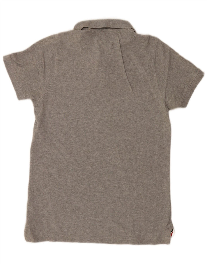 Tommy Hilfiger Mens Polo Shirt Medium Grey Cotton