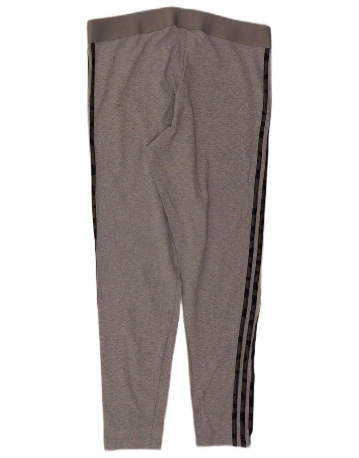 Adidas Womens Leggings UK 20/22 XL  Grey Flecked