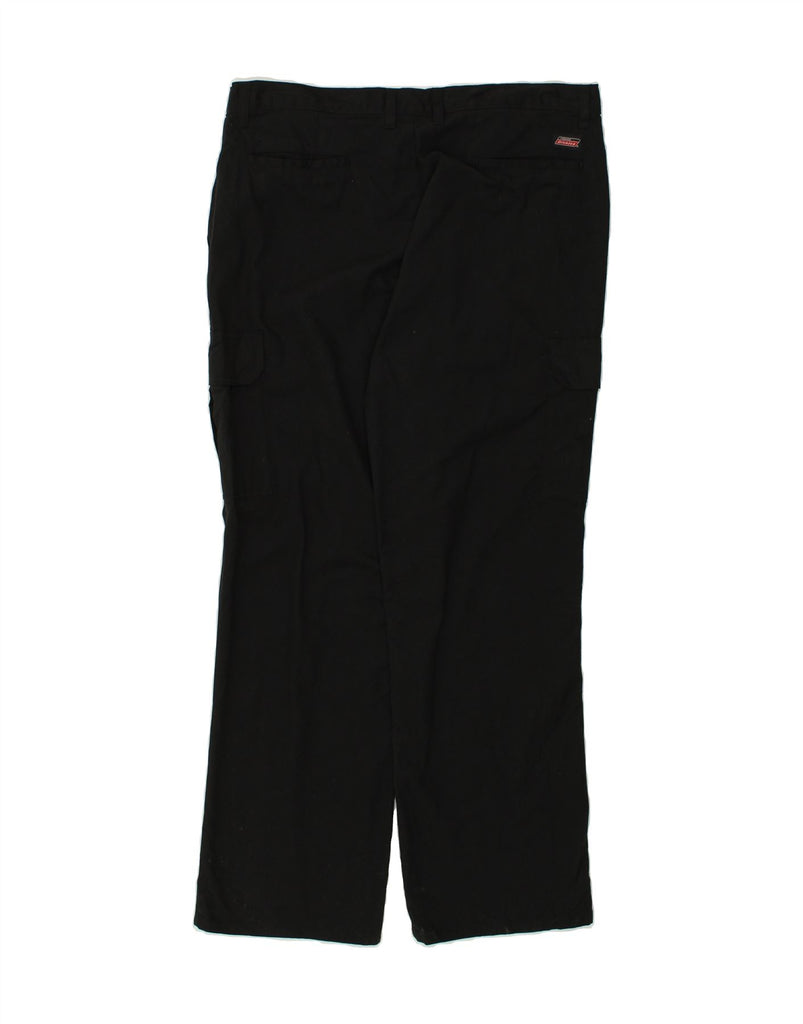 DICKIES Mens Straight Cargo Trousers W40 L32 Black Polyester | Vintage Dickies | Thrift | Second-Hand Dickies | Used Clothing | Messina Hembry 