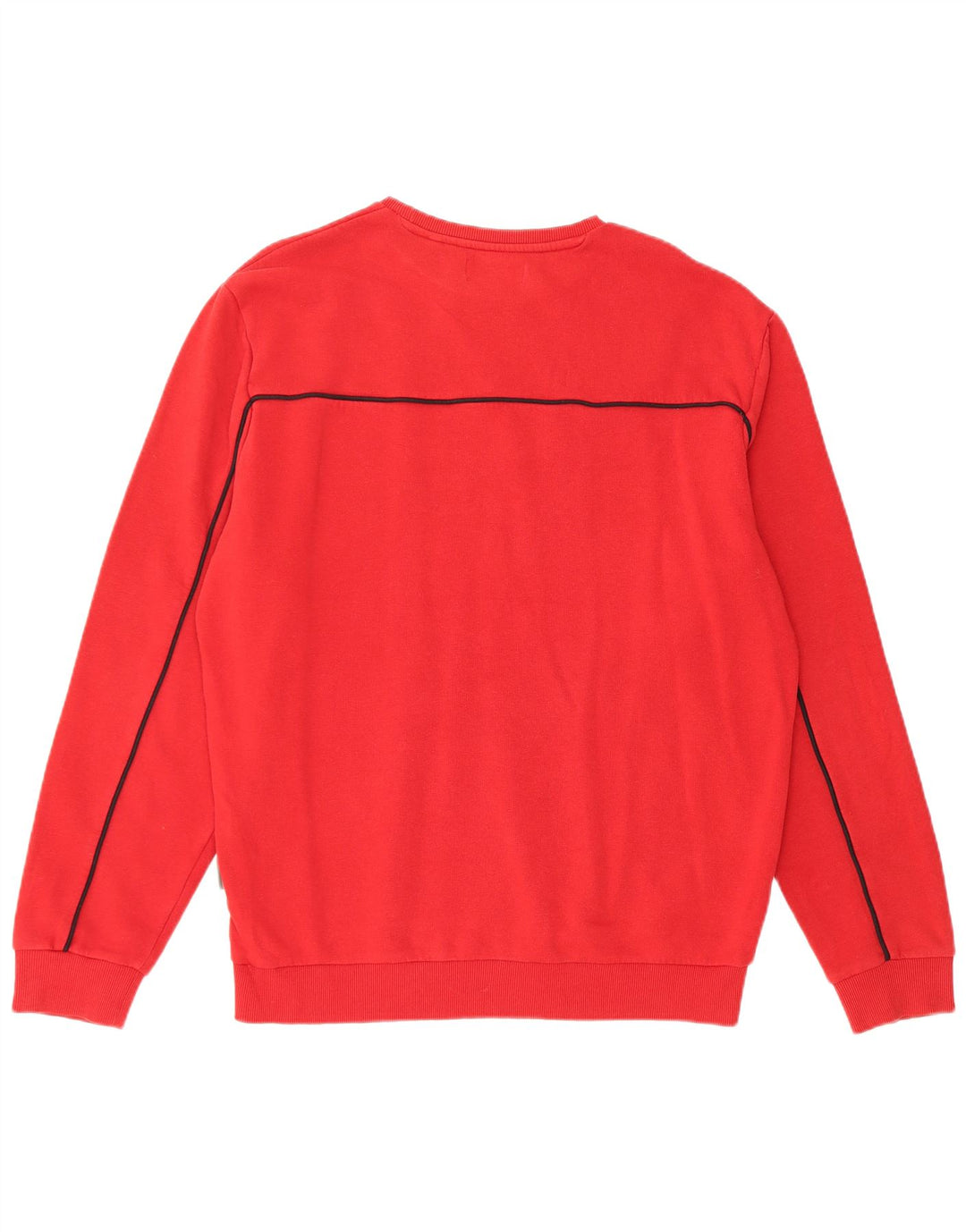 GUESS Mens Graphic Sweatshirt Jumper Large Red Cotton