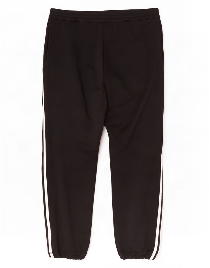 Adidas Womens Tracksuit Trousers Joggers UK 14 Large Black Polyester