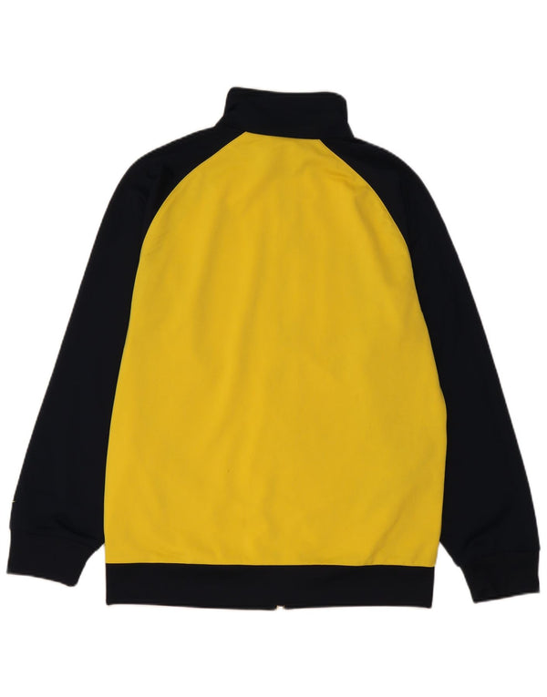 Nike Boys Graphic Tracksuit Top Jacket 13-14 Years XL Yellow Colourblock