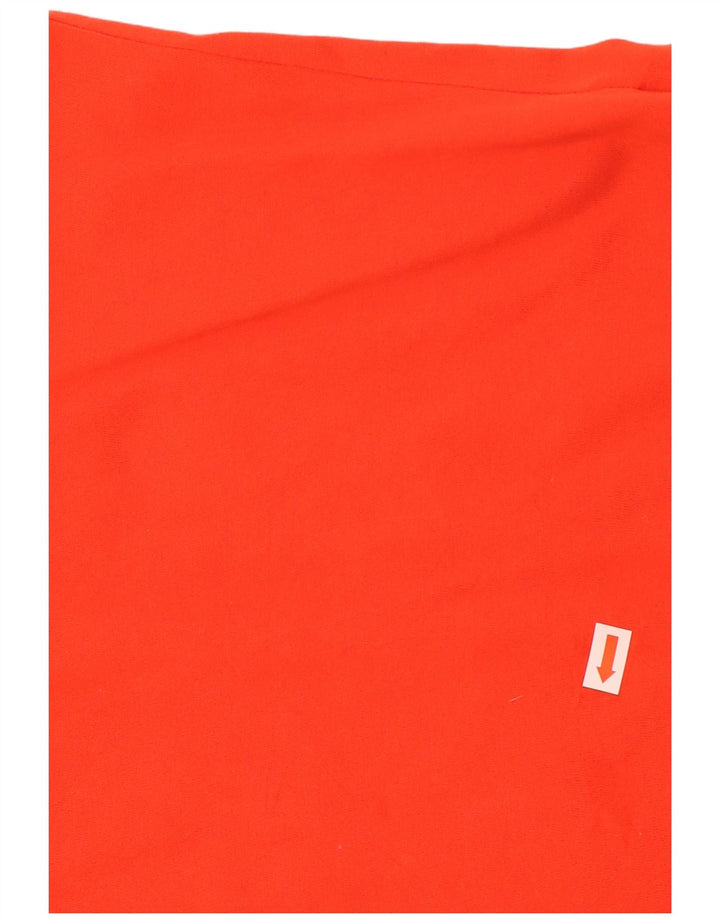 Nike Mens Dri Fit Graphic Vest Top Medium Orange Cotton