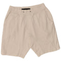 Zara Mens Chino Shorts Medium W31 White Cotton