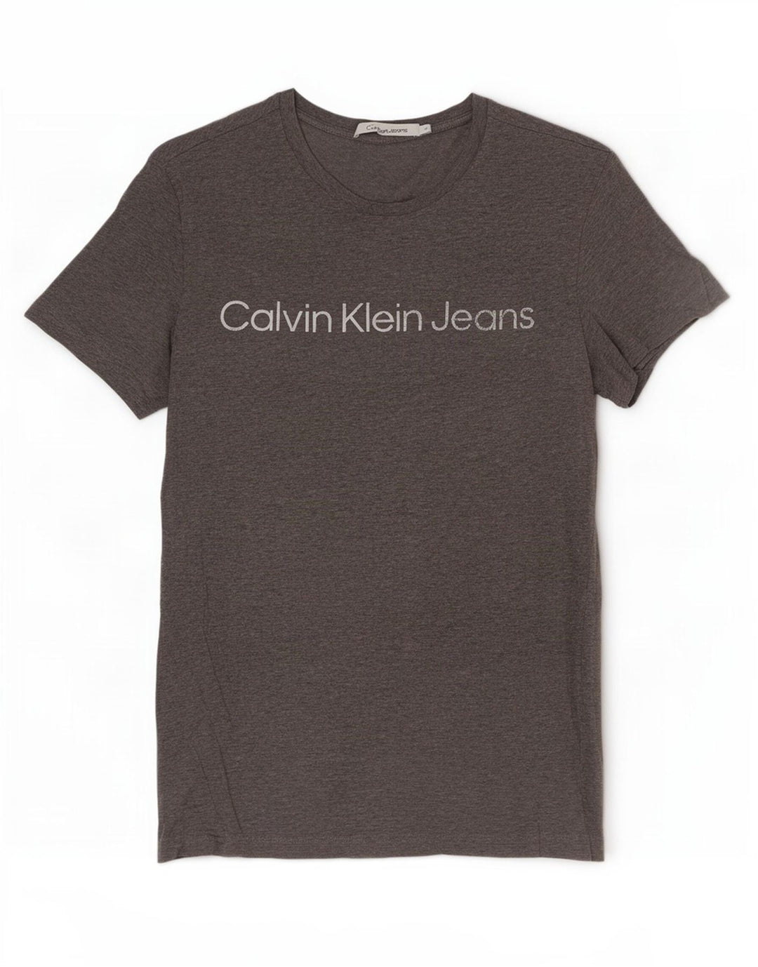 Calvin Klein Jeans Mens Graphic T-Shirt Top Medium Grey