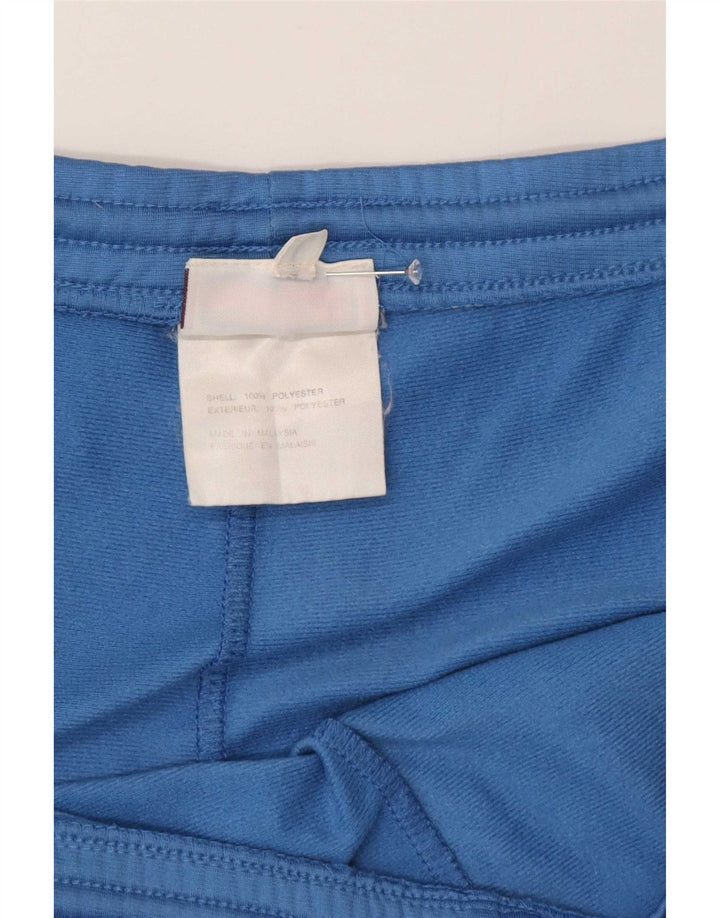 Reebok Mens Tracksuit Trousers Large Blue Colourblock Polyester