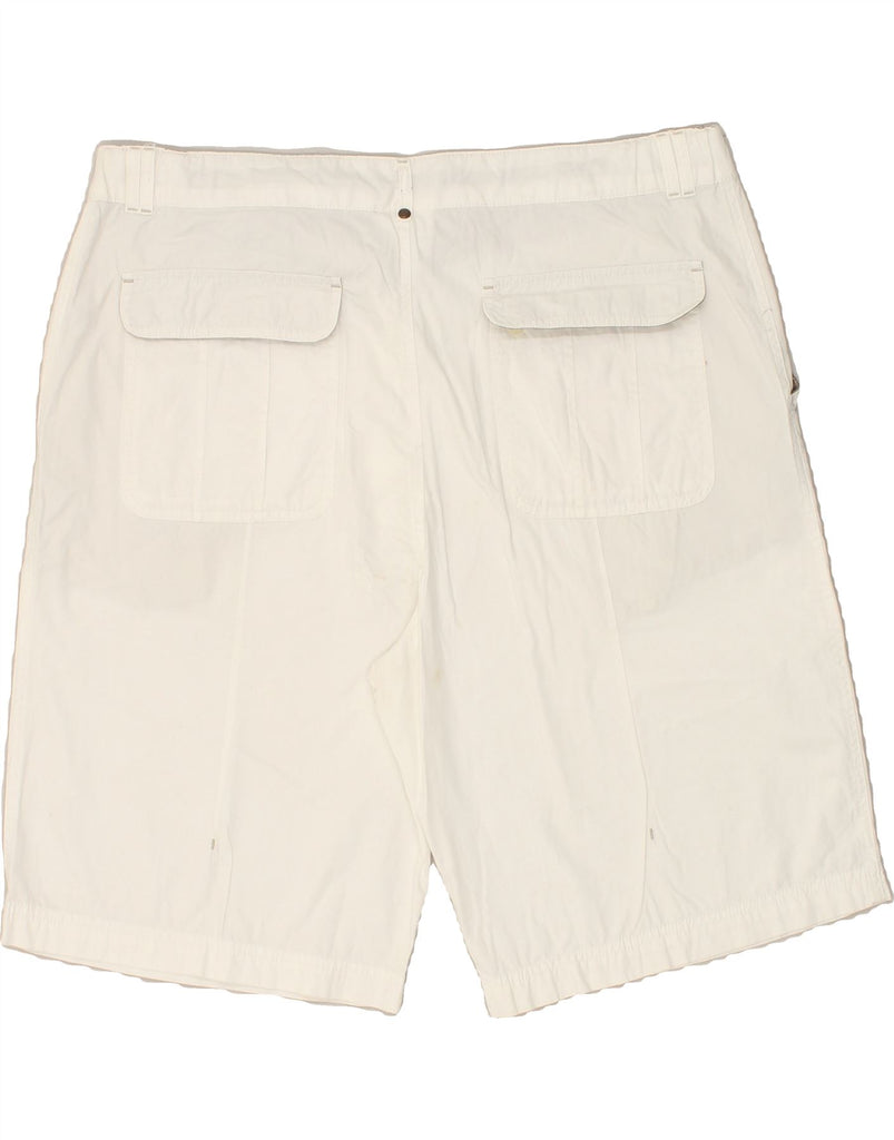 CHAMPION Mens Chino Shorts 2XL White Cotton | Vintage Champion | Thrift | Second-Hand Champion | Used Clothing | Messina Hembry 