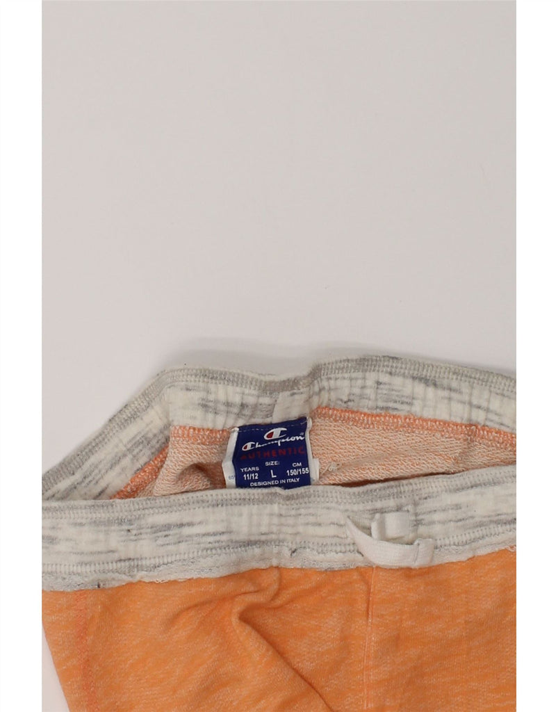 CHAMPION Boys Sport Shorts 11-12 Years Large  Orange Cotton | Vintage Champion | Thrift | Second-Hand Champion | Used Clothing | Messina Hembry 