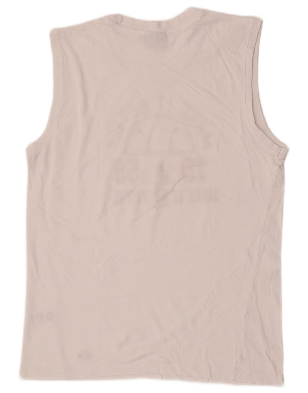 ELLESSE Mens Graphic Vest Top XL White Cotton