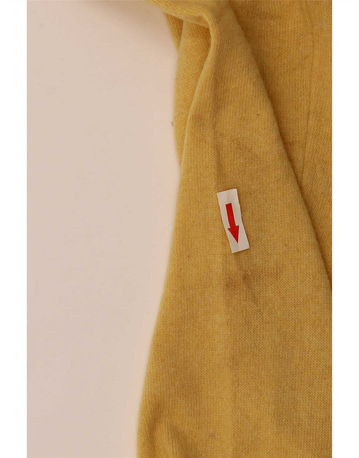 Henry Cottons Mens Crew Neck Jumper Sweater XL Yellow