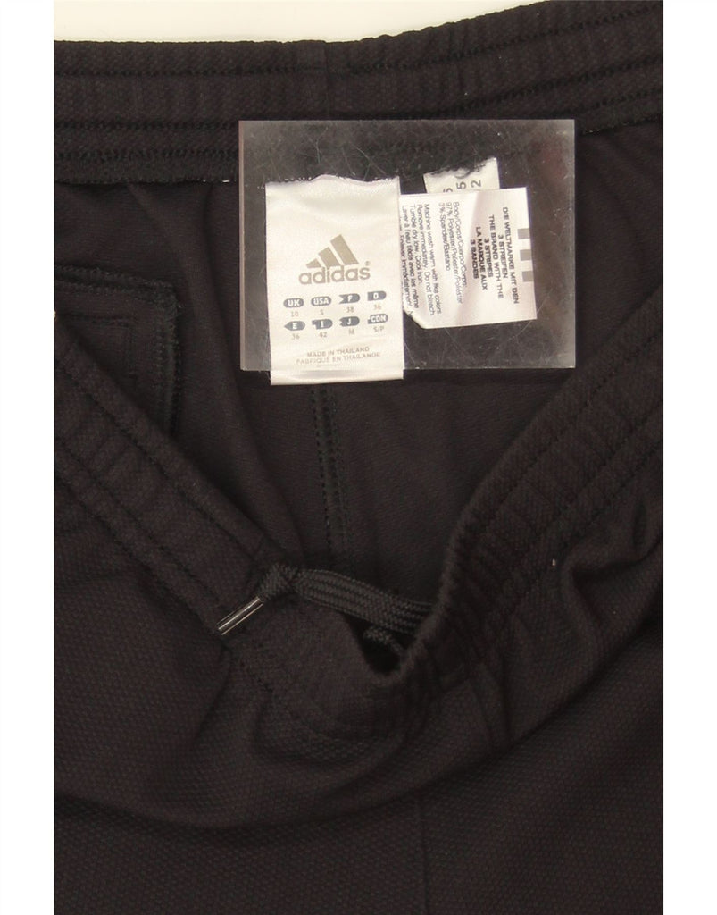 ADIDAS Womens Climalite Tracksuit Trousers UK 10 Small Black Polyester Vintage Adidas and Second-Hand Adidas from Messina Hembry 