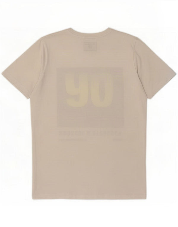 Jack & Jones Mens Graphic T-Shirt Top Medium White Cotton