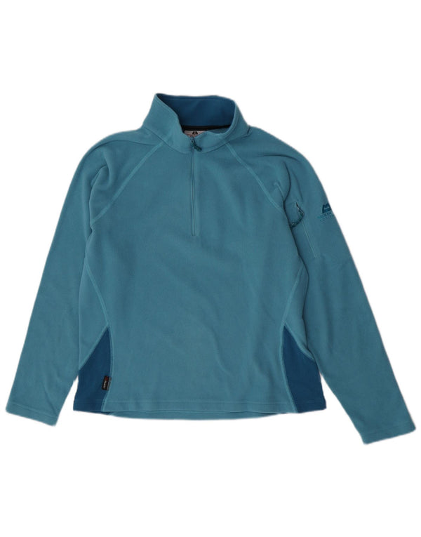 Mountain Equipment Womens Polartec Fleece Jumper UK 12 Medium Blue