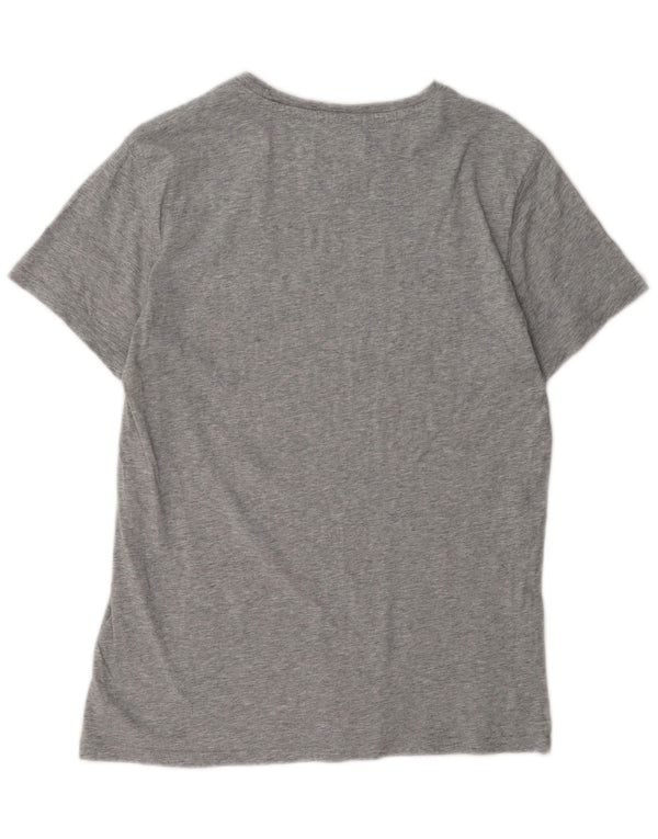 Tommy Hilfiger Mens Regular Fit T-Shirt Top Small Grey Flecked Cotton