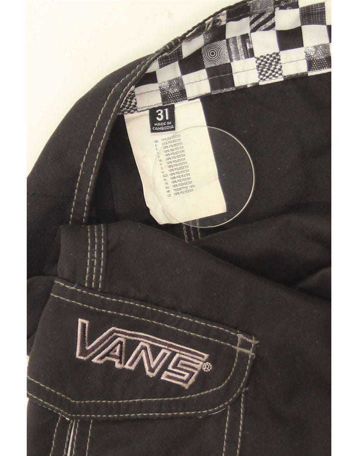 Vans Mens Swimming Shorts Medium Black Polyester