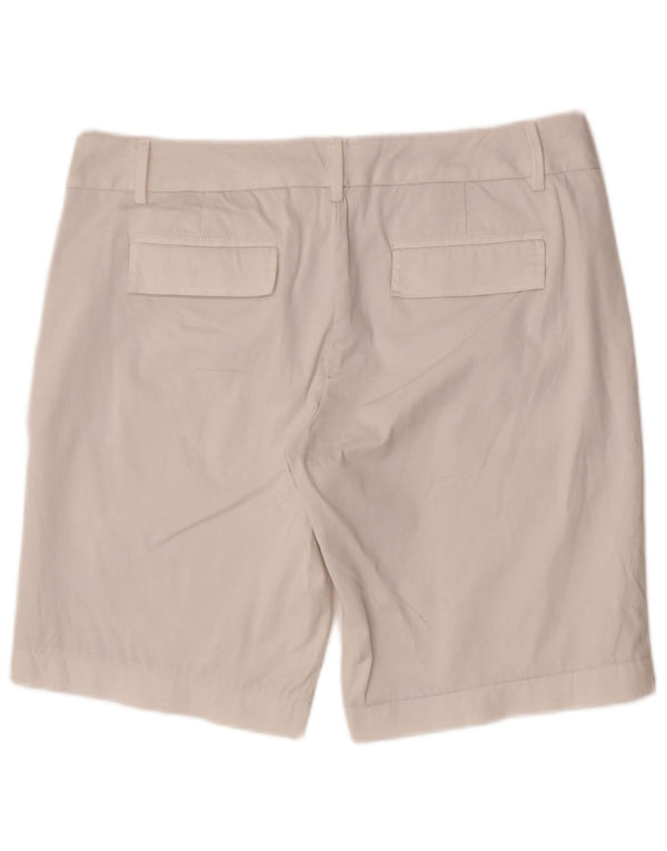 Banana Republic Womens Chino Shorts US 12 Large W32 White Cotton